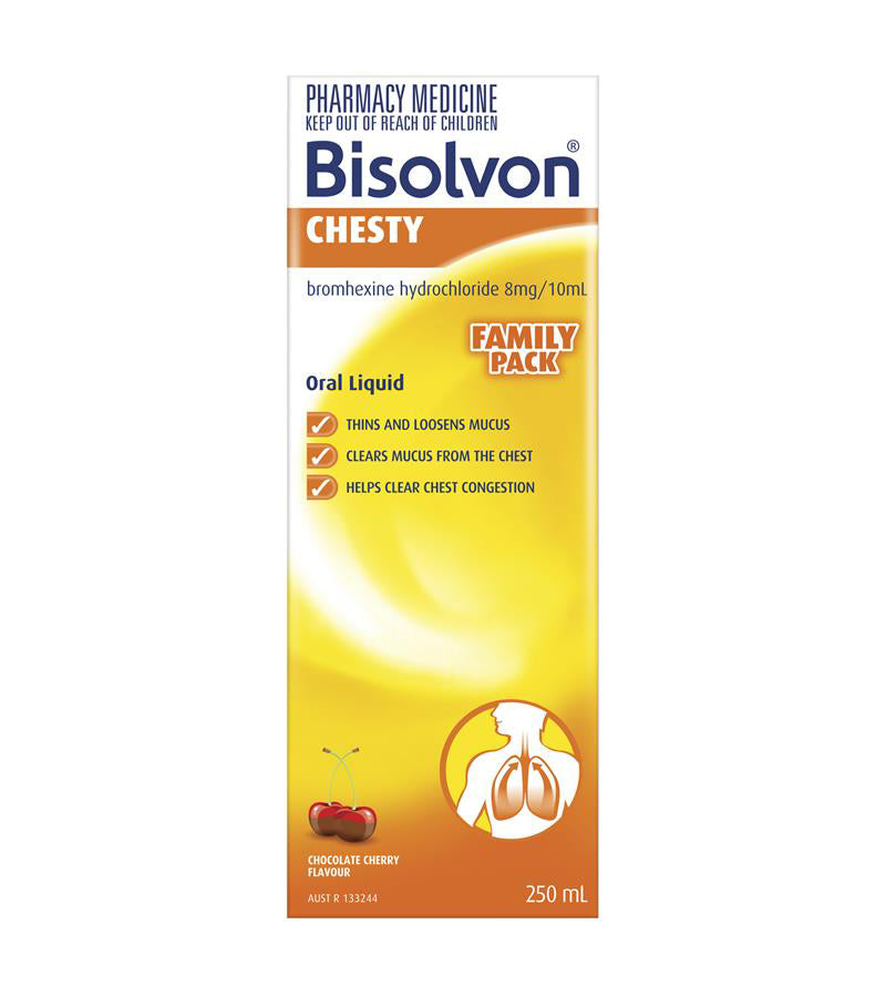 Bisolvon Chesty Oral Cough Liquid 250ml