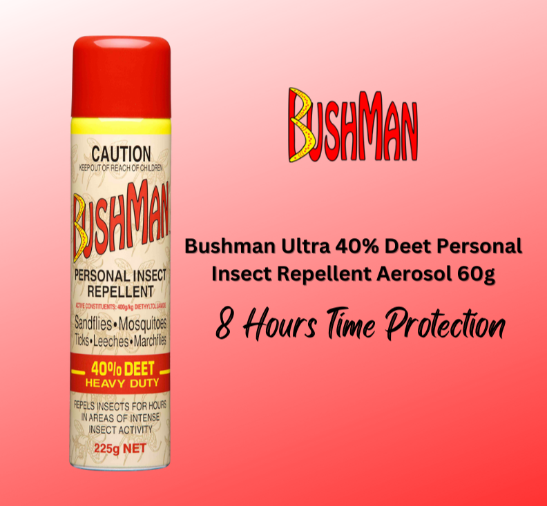 Bushman Repellent Heavy Duty 40% DEET 225 g