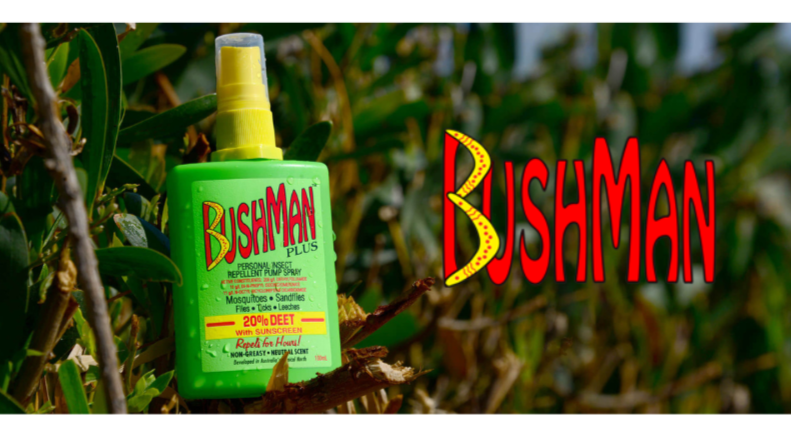 Bushman Plus 20% Deet with Sunscreen DryGel Pump Spray Insect Repellent 100 ml