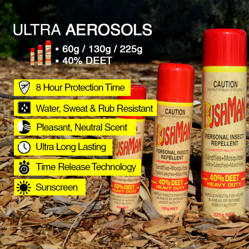 Bushman Repellent Heavy Duty 40% DEET 130 g