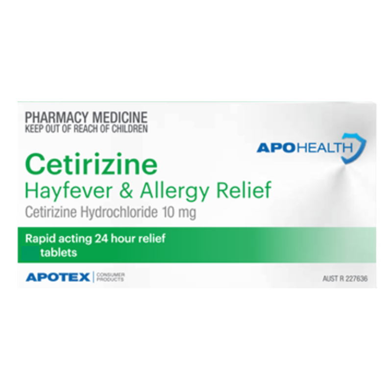 APOHEALTH Cetirizine 10mg 24 hour Antihistamine Tablets 30