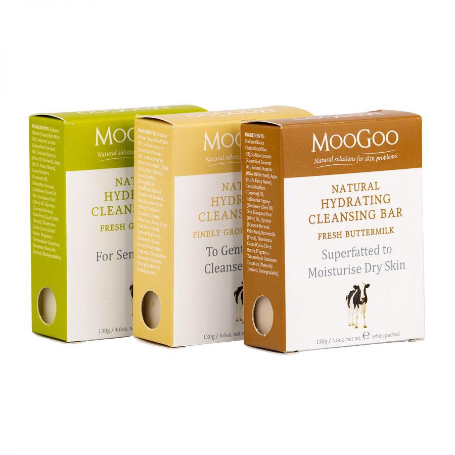 MooGoo Hydrating Cleansing Oatmeal Bar 130g