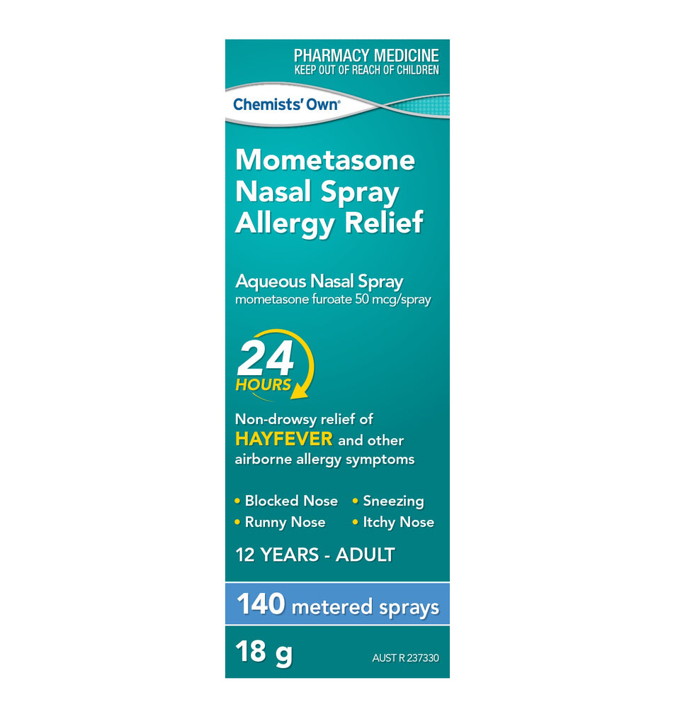 Chemists Own Allergy Relief Nasal Spray 50mcg 140 Dose