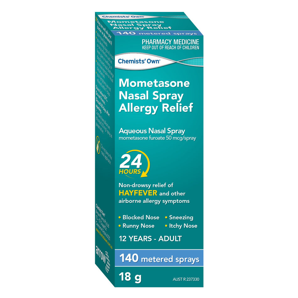Chemists Own Allergy Relief Nasal Spray 50mcg 140 Dose