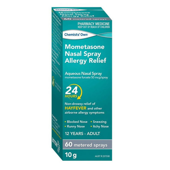 Chemists Own Allergy Relief Nasal Spray 50mcg 60 Dose
