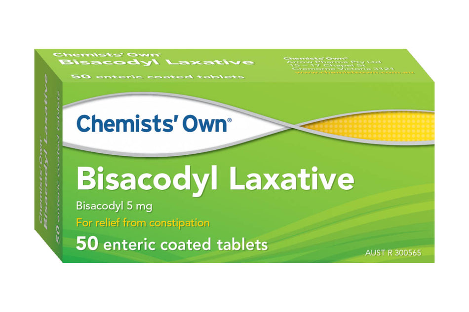 Chemists Own Bisacodyl Laxative 50 Tablets