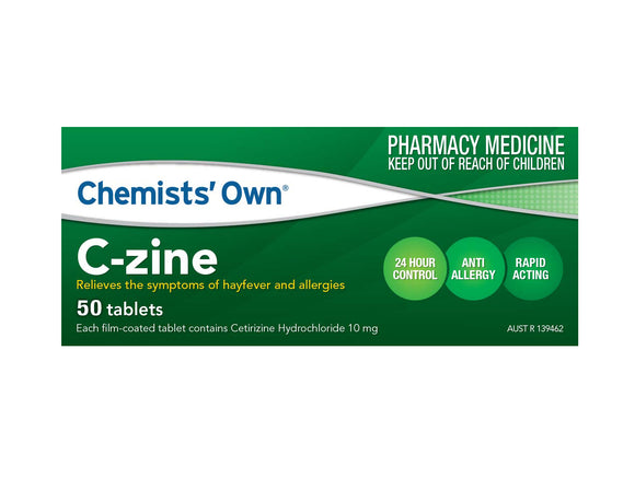 Chemists Own C-Zine 10mg 50 Tablets