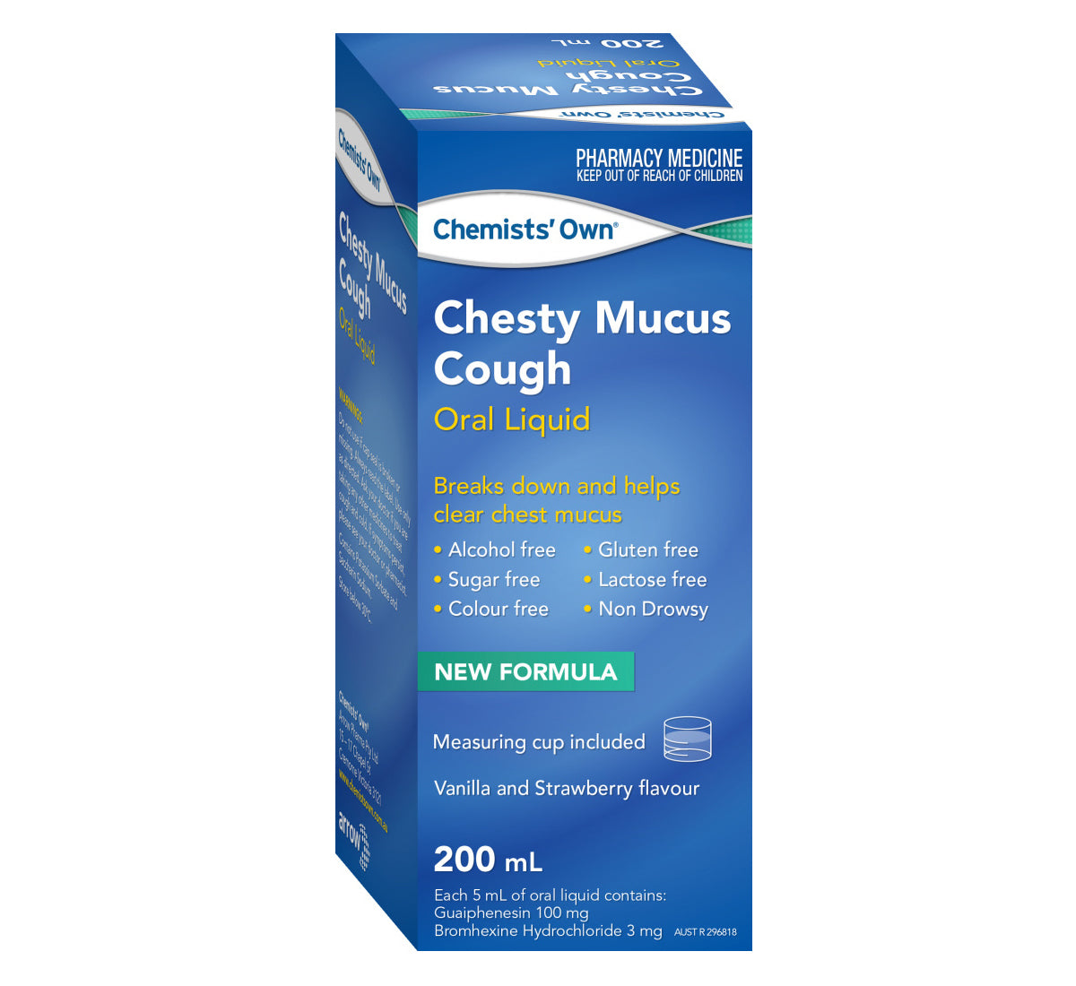 Chemists Own Chesty Mucus Cough Liquid 200mL – Scown's Pharmacy