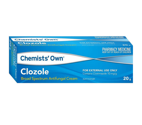 Chemists Own Clozole Broad Spectrum Antifungal Cream 20g