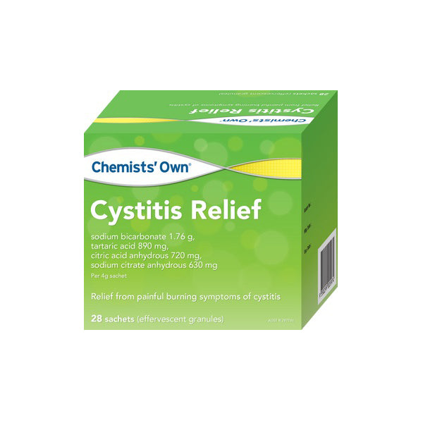 Chemists Own Cystitis Relief 4g 28 Sachets - EXPIRY 12/2025