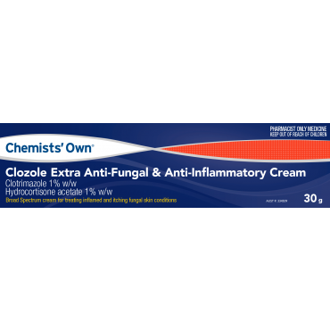 Chemists Own Clozole Extra Anti-Fungal Cream 30g