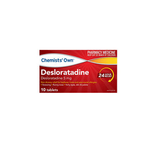 Chemists Own Desloratadine 5mg 10 Tablets