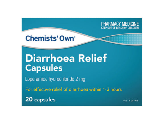 Chemists Own Diarrhoea Relief 20 Capsules