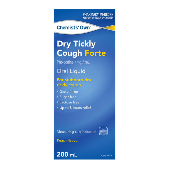 Chemists Own Dry Tickly Cough Forte Oral Liquid 200mL