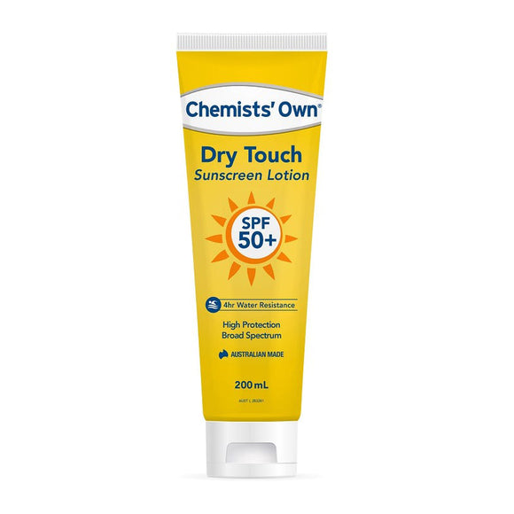 Chemists Own Dry Touch Sunscreen SPF 50+ 200mL