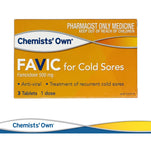 Chemists Own Favic For Cold Sores 3 Tablets
