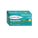 Chemists Own Ibuprofen 200mg 40 Liquid Capsules