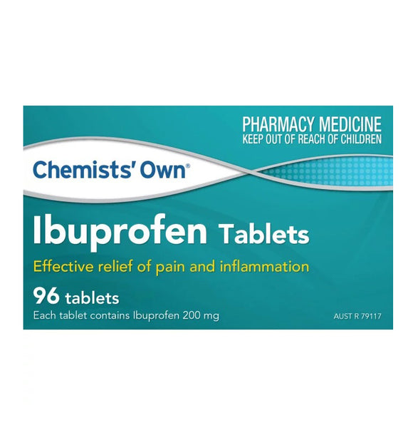 Chemists Own Ibuprofen 200mg 96 Tablets
