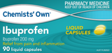 Chemists Own Ibuprofen 200mg 90 Liquid Capsules