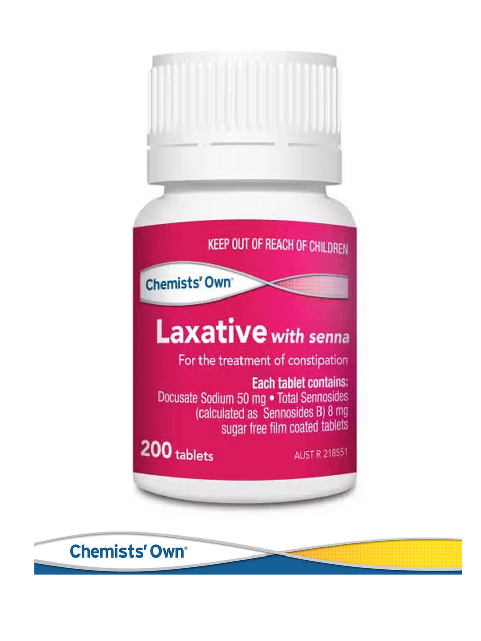 Chemists' Own Laxative with Senna 200 Tablets