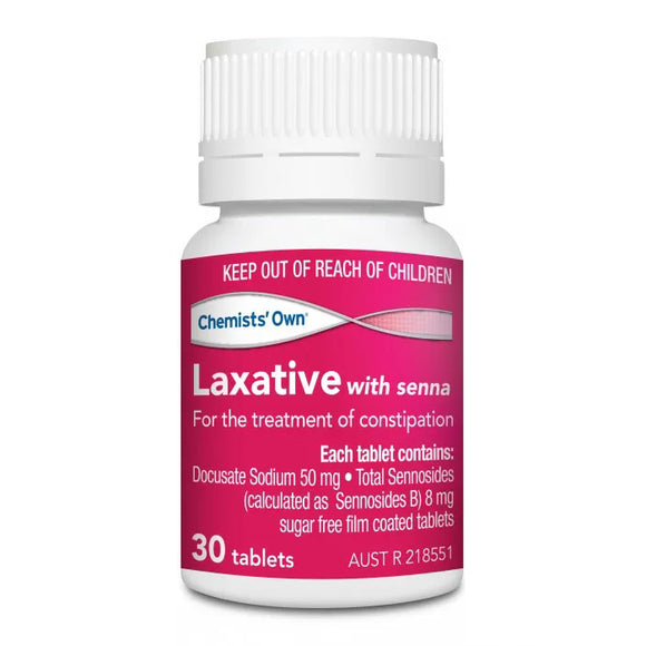 Chemists Own Laxative with Senna 30 Tablets