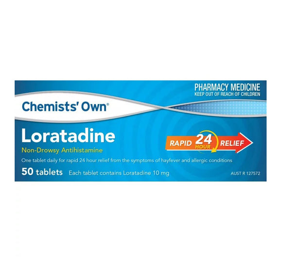 Chemists Own Loratadine 10mg 50 Tablets