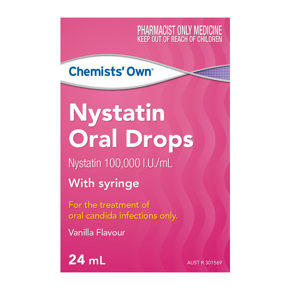 Chemists Own Nystatin Oral Drops 24mL