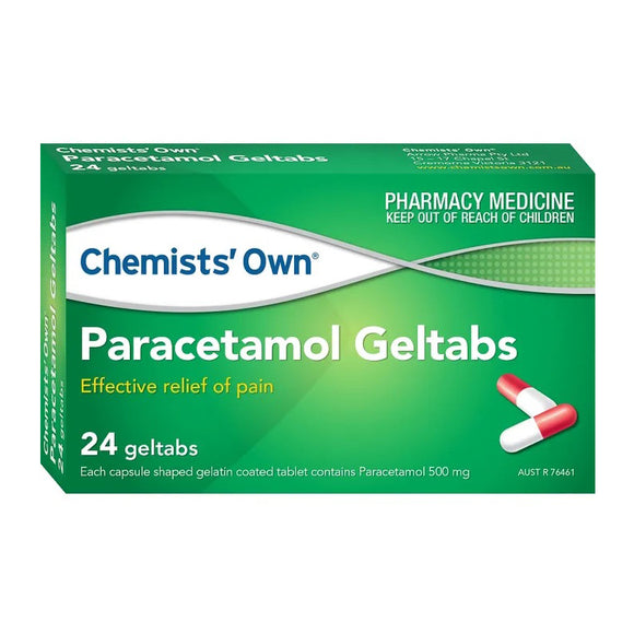 Chemists Own Paracetamol 24 Geltabs