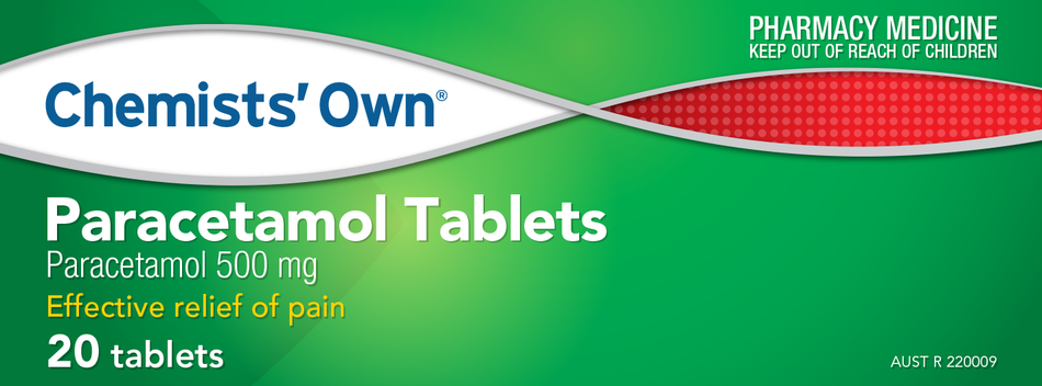 Chemists Own Paracetamol 20 Tablets