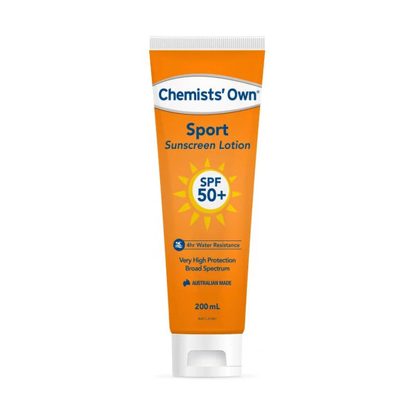 Chemists Own Sport Sunscreen Lotion SPF 50+ 200mL