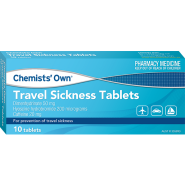 Chemists Own Travel Sickness 10 Tablets
