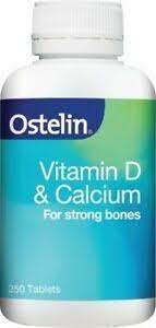 Ostelin Vitamin D & Calcium - 250 Tablets