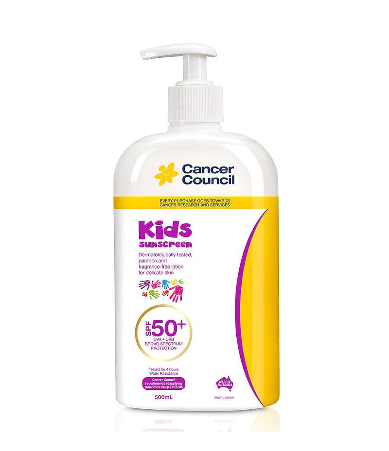 Cancer Council Kids Pump SPF50+ 500ml