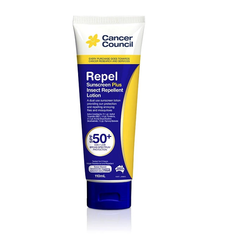 Cancer Council Insect Repellent Sunscreen SPF50+ 110ml