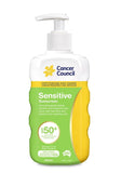 Cancer Council Sensitive Sunscreen Pump SPF50+ 200ml