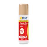 Cancer Council Classic Zinc Sunscreen Stick Skin Tone SPF50+ 12g Carton 6