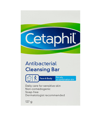 Cetaphil Antibacterial Cleansing Bar 127g