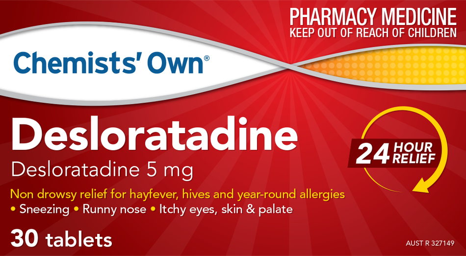 Chemists Own Desloratadine 5mg 30 Tablets