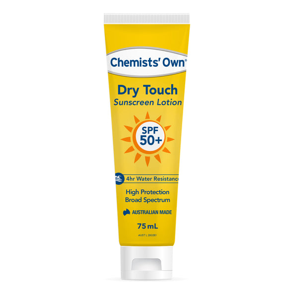 Chemists Own Dry Touch Sunscreen SPF 50+ 75mL