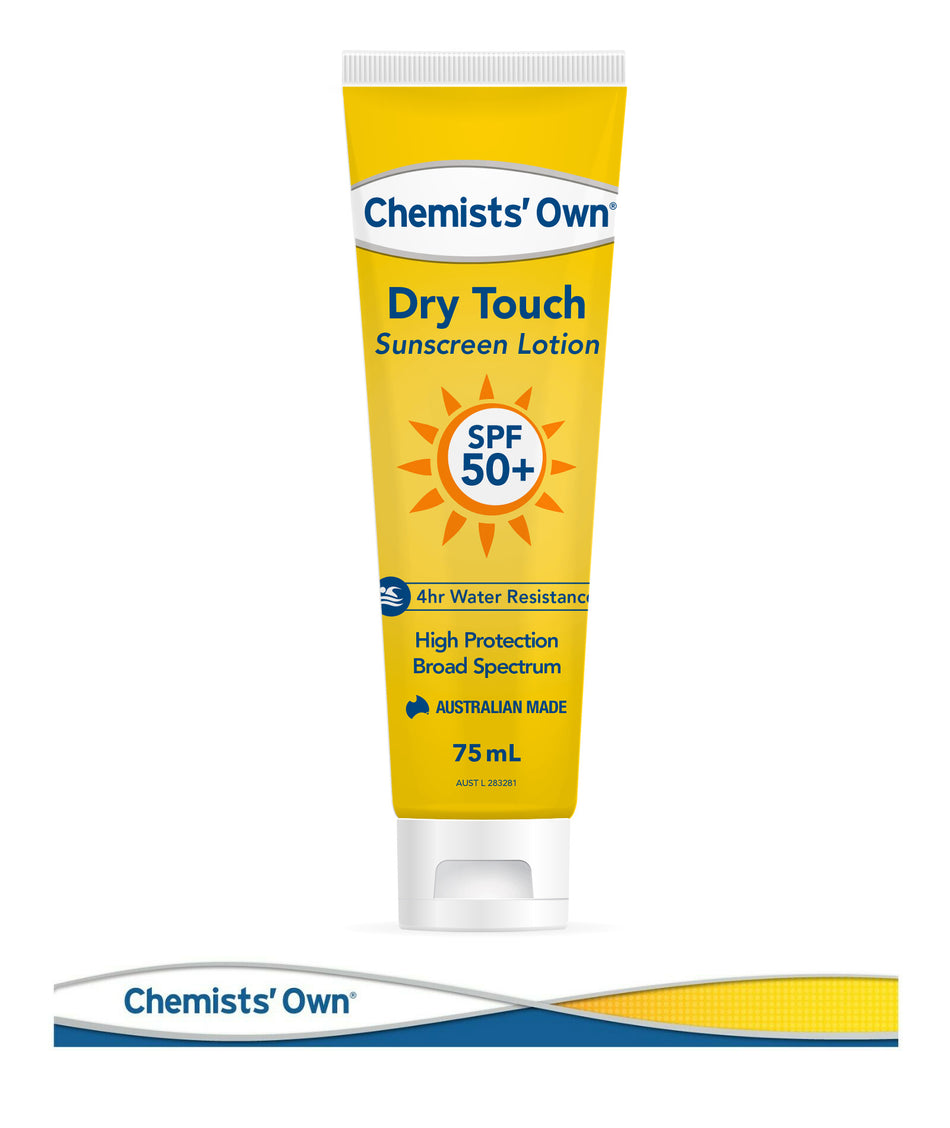 Chemists Own Dry Touch Sunscreen SPF 50+ 75mL