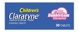 Claratyne Children's Bubblegum Flavoured Chewable Tablets 30 Pack
