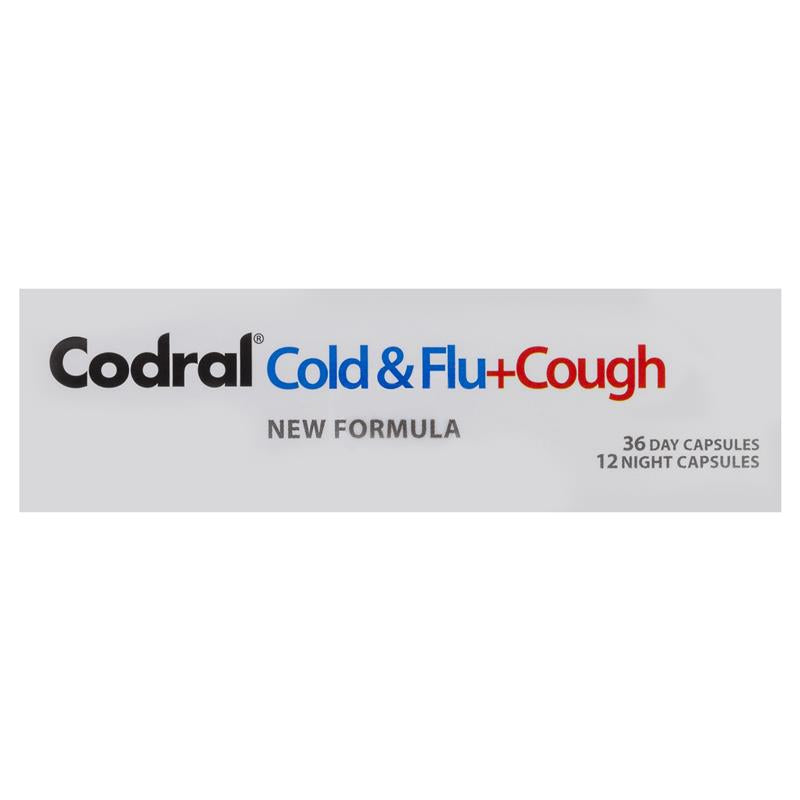 Codral Cold & Flu + Cough Day & Night 48 Capsules – Scown's Pharmacy