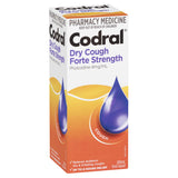 Codral Dry Cough Forte Strength Peach Oral Liquid 200mL