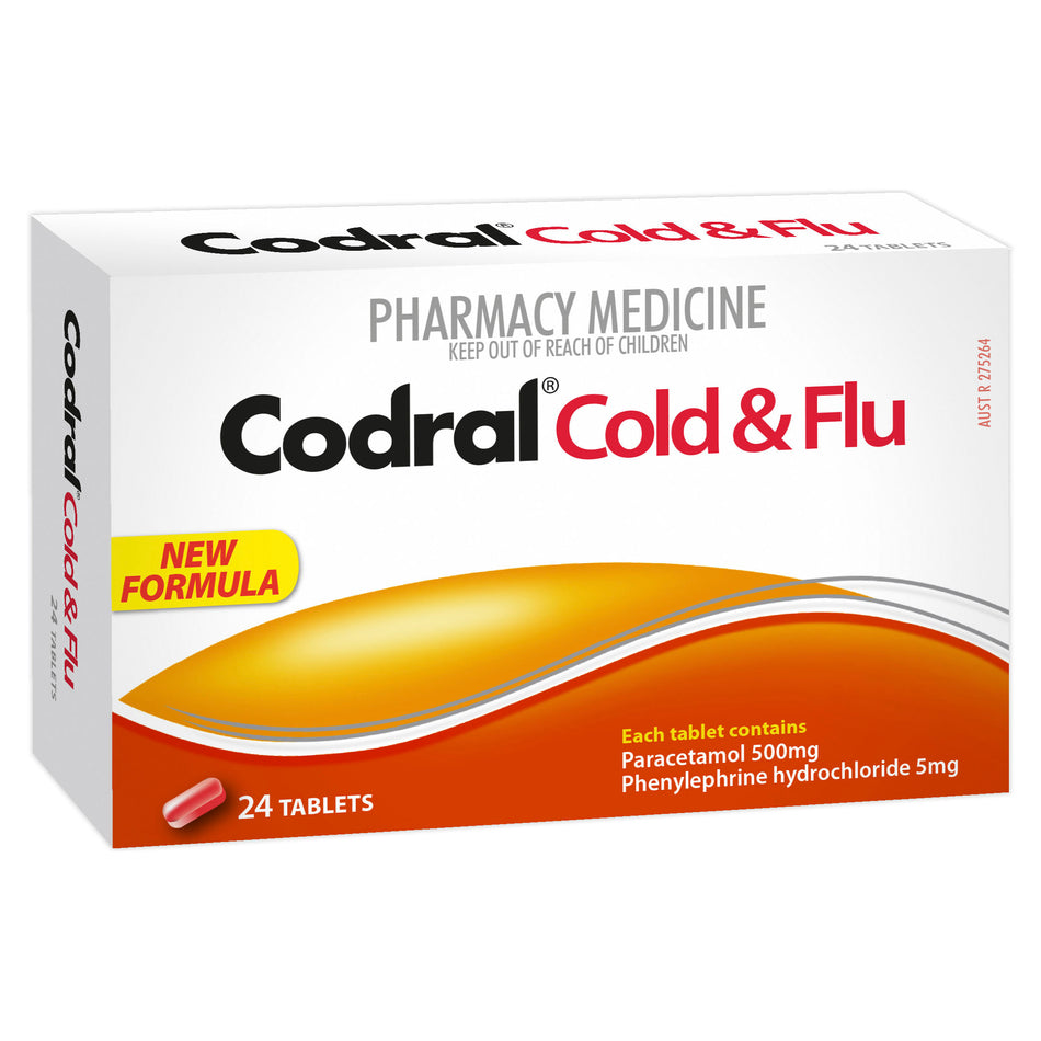 Codral PE Cold & Flu 24 Tablets
