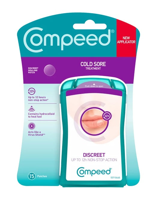 Compeed Cold Sore Discreet Healing Patch 15 Pack