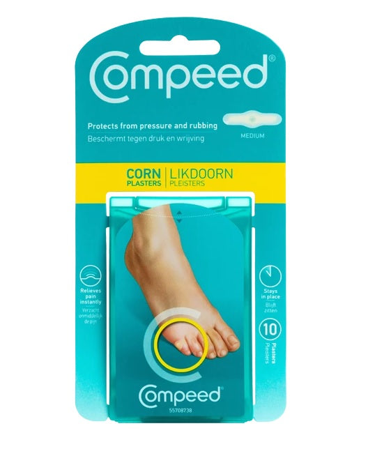 Compeed Foot Care Medium Corn Plasters 10 Pack
