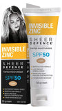 Invisible Zinc Sheer Defence Tinted Moisturiser SPF50 Light - 50g