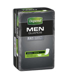 Depend Guards for Men 6 x 12 Pack - One Size