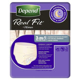Depend Night Underwear Defense for Women – Overnight 4 x 8 Pack - Size Large