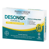 Desonex 24 Hour 5mg Oral Antihistamine - Hayfever & Allergy Relief - 10 Tablets